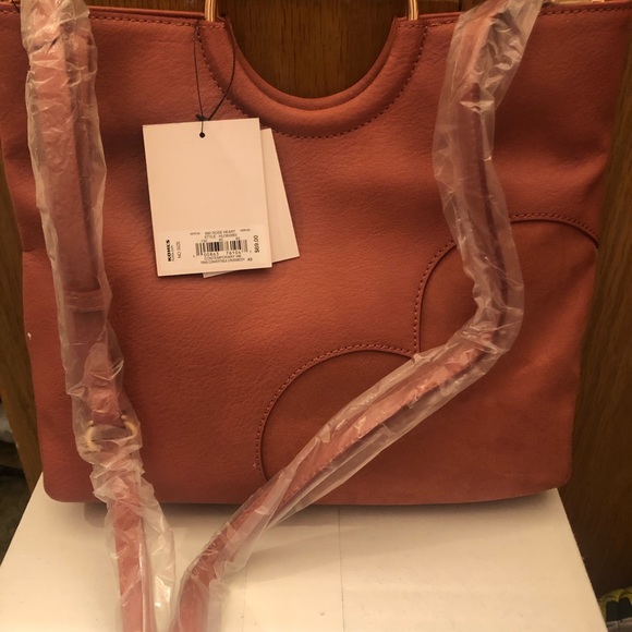 LC cute rose pink slim tote with crossbody strap - Picture 7 of 7